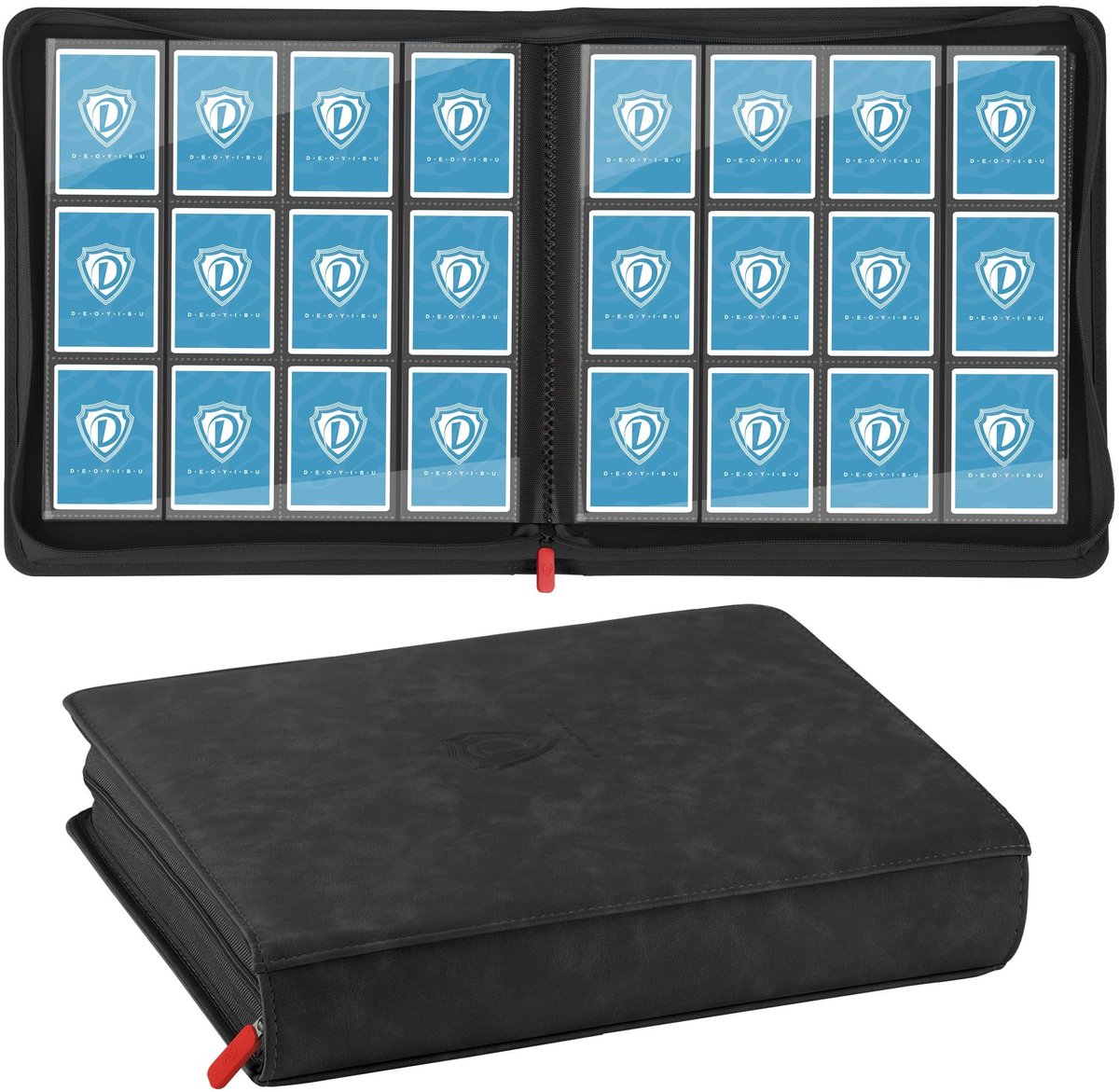 Solidchoice - Kaartmap met 12 Compartimenten voor 720 Kaarten
