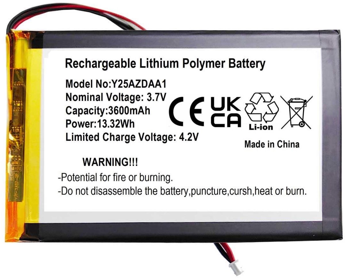 Solidchoice - 3600mAh Vervangende Batterij voor Momcozy Video Babyfoon
