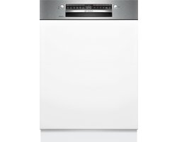Bosch SMI6ZCS10E - Series 6 - Inbouwvaatwasser - 60 cm - Half integreerbaar - Zeer stil - Energielabel B - PerfectDry met zeolith: perfecte droogresultaten met een laag energieverbruik -Home Connect