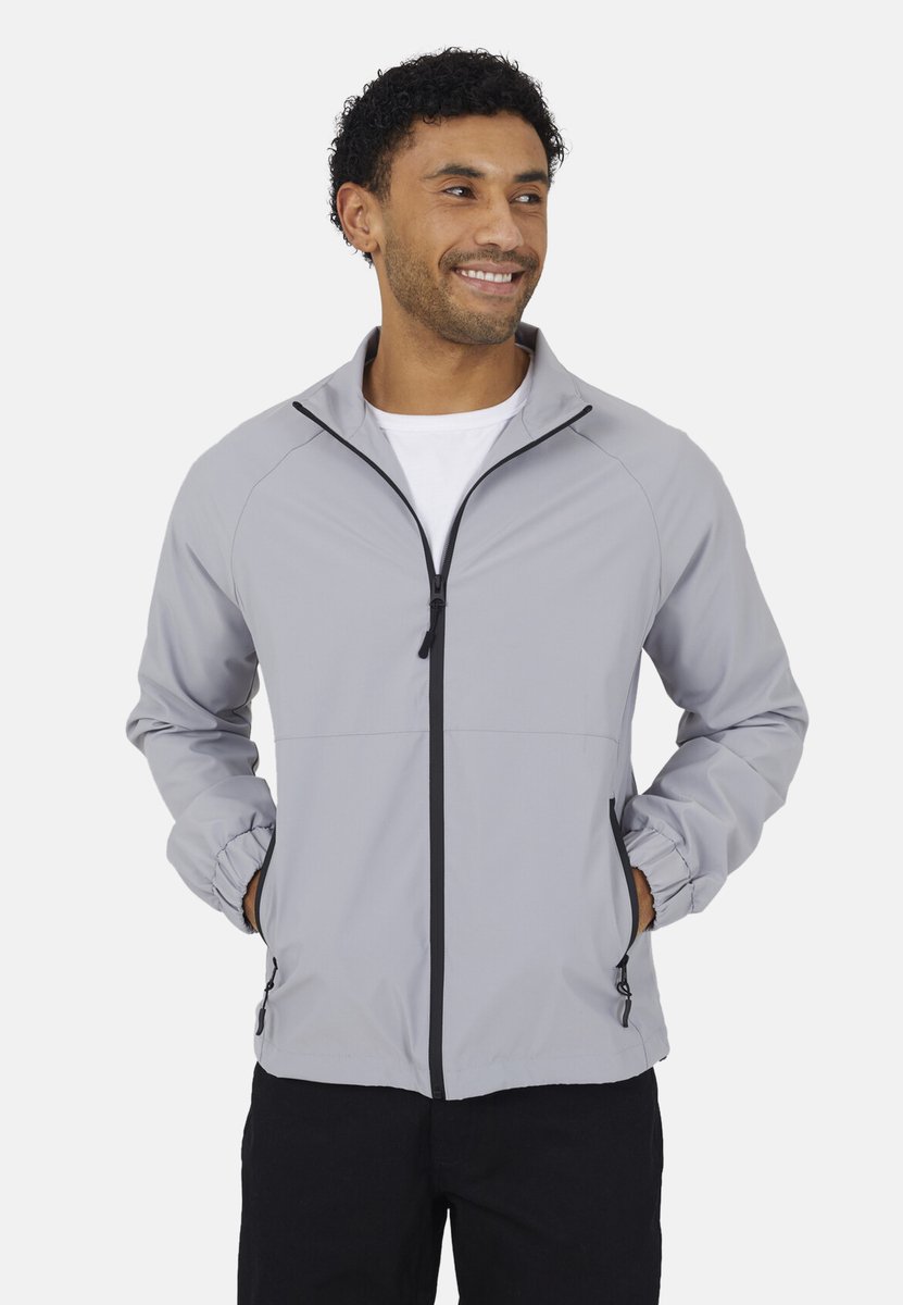 Brave Soul - Outdoorjas - Polyester - Mannen - Maat L - grijs