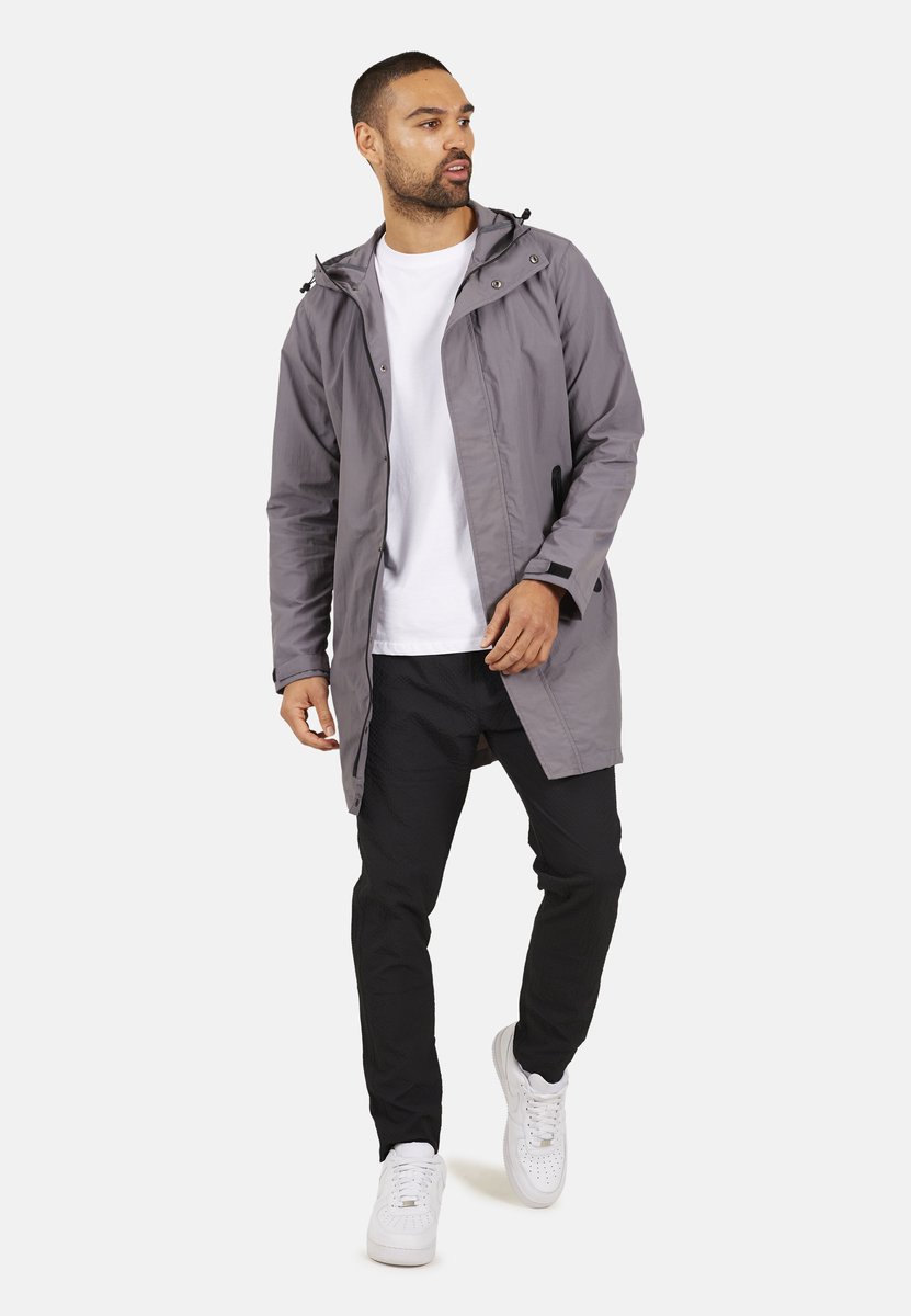 Brave Soul - Outdoorjas - Polyamide - Mannen - Maat S - grijs
