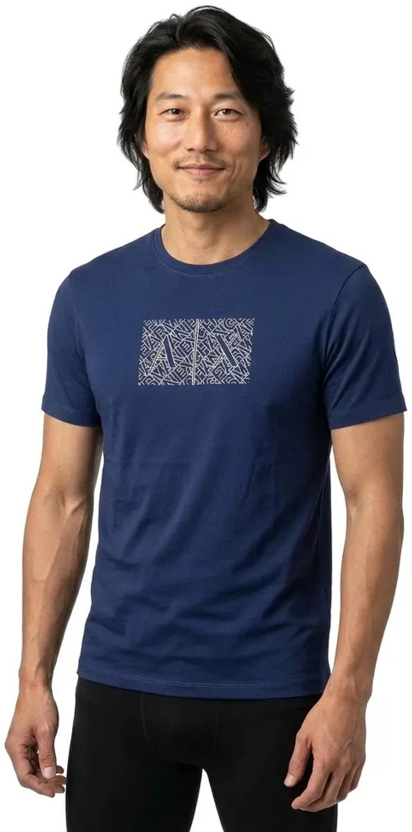Armani Exchange Xm002784_af10356 T-shirt Met Korte Mouwen Blauw L Man