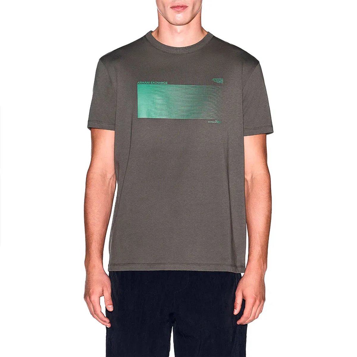 Armani Exchange Xm002520_af10334 T-shirt Met Korte Mouwen Grijs L Man