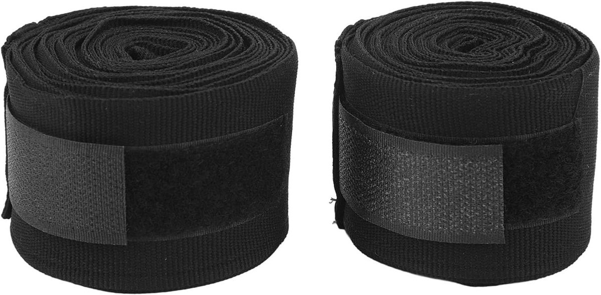 2 Stuks Bokshandschoenen Handwraps Katoen 5M Sneldrogend Semi-Elastisch Voor Kickboksen en Muay Thai