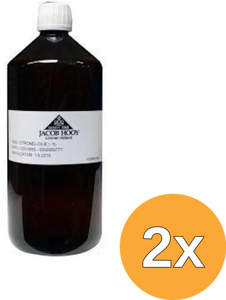 2x Jacob Hooy Citronelolie (1000 ml)