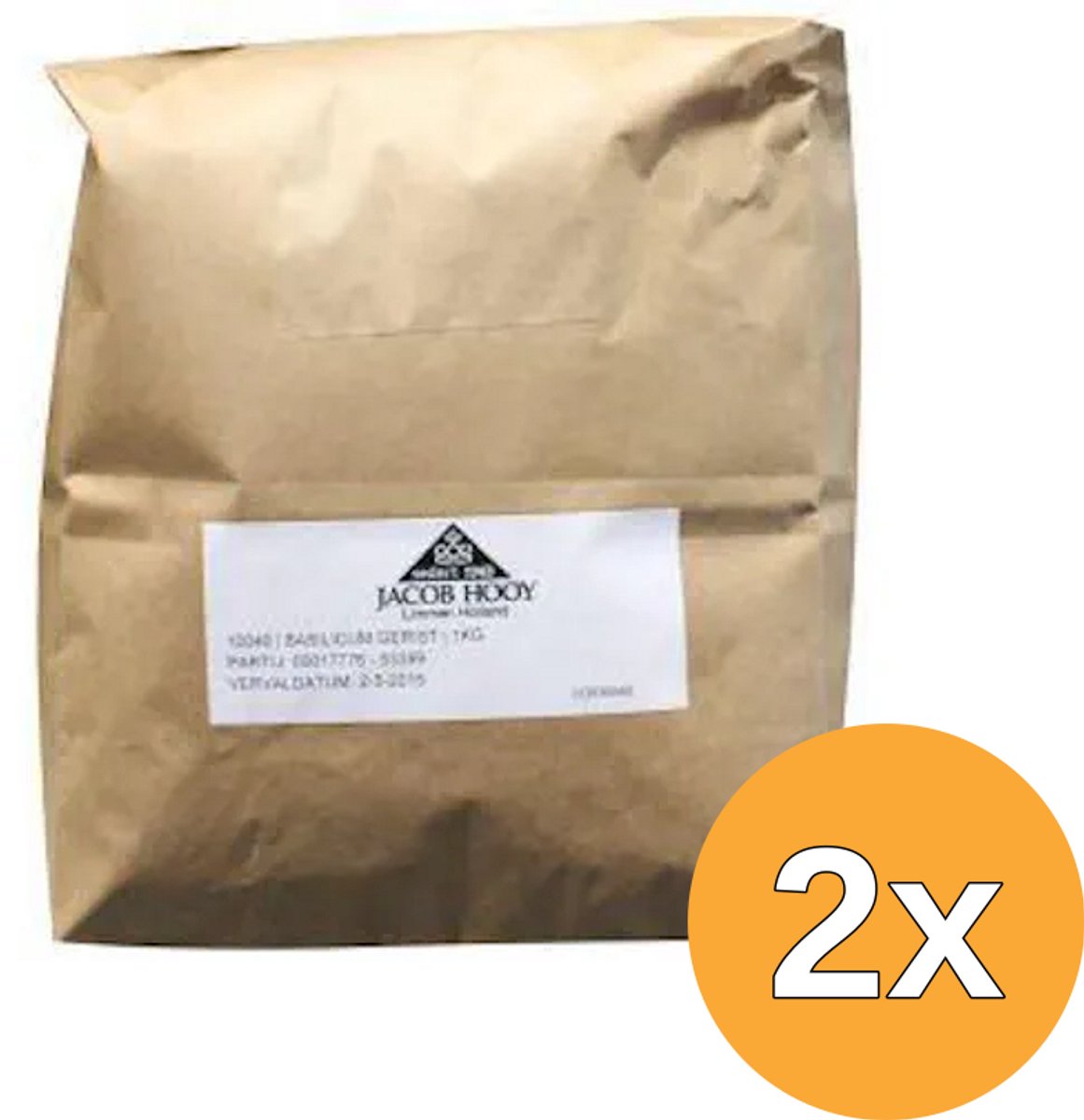 2x Jacob Hooy Basilicum Gerist (1000 gr)