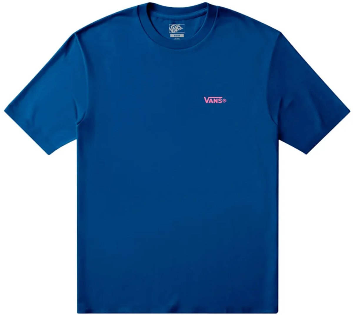 Vans New Left Chest T-shirt Met Korte Mouwen XS Man Blauw