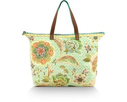 Pip Studio - Tilda Tote Bag met rits - Schoudertas - Hakuna Groen - 66x20x44cm