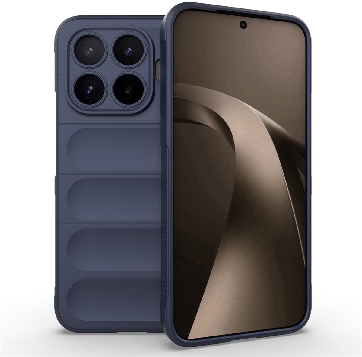 Coverup Hoesje - Geschikt voor Xiaomi 17T Pro Hoesje - Coverup Hands-On Rugged Back Cover - Blauw