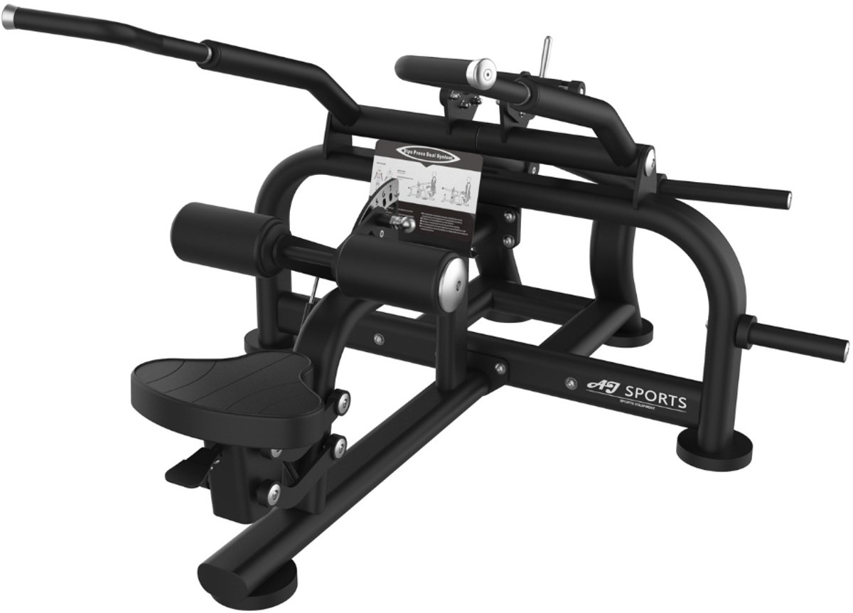 AJ-Sports Tricep Dip Machine – Plate Loaded Tricep Press – Borst & Triceps Trainer – Verstelbare Zitting