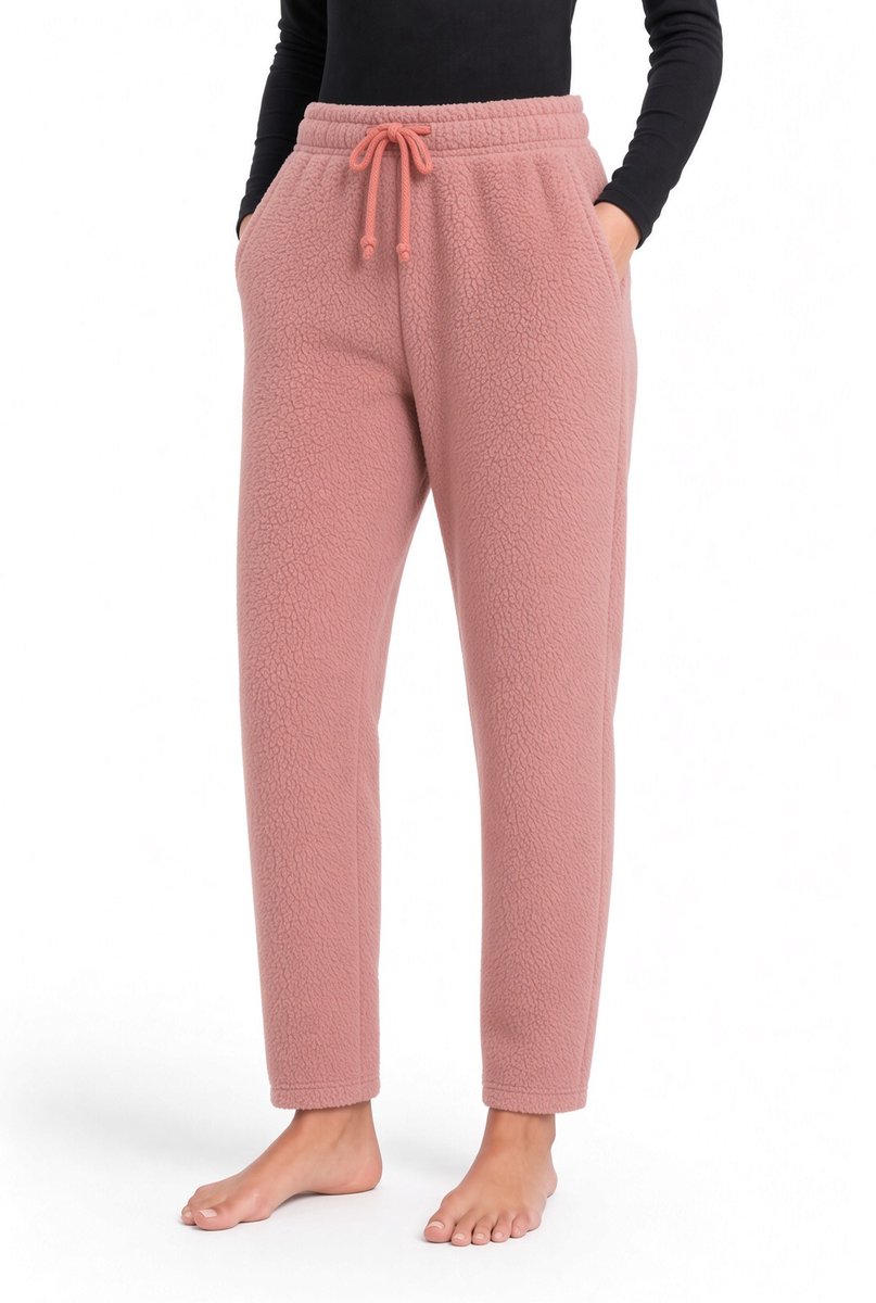 Dames Joggingbroek - Fleece - Teddy - Thermo - Maat 2XL/3XL