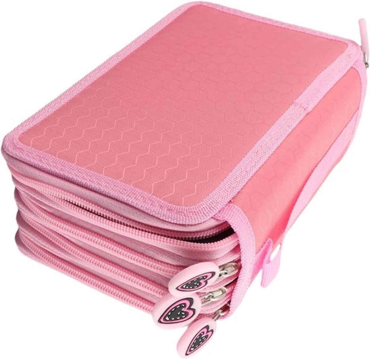 72 Stuks Kleurpotloden met Etui, Grote Capaciteit, Oxford Meervoudige-Laag Organizer voor School en Creatief Gebruik