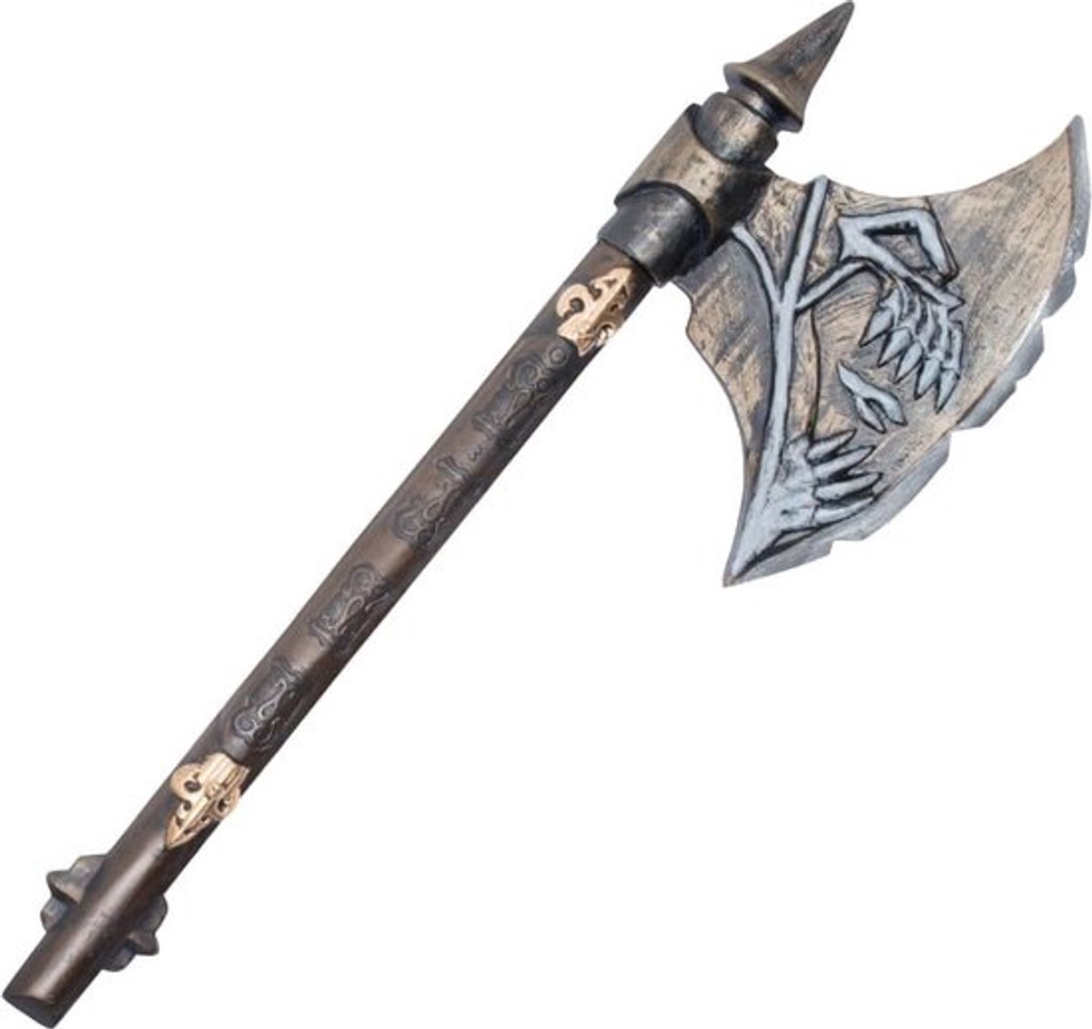 Bijl voor Schedelkrijger - 68 cm - Middeleeuwse Ridderaccessoires - Perfect voor Carnaval en Themafeesten