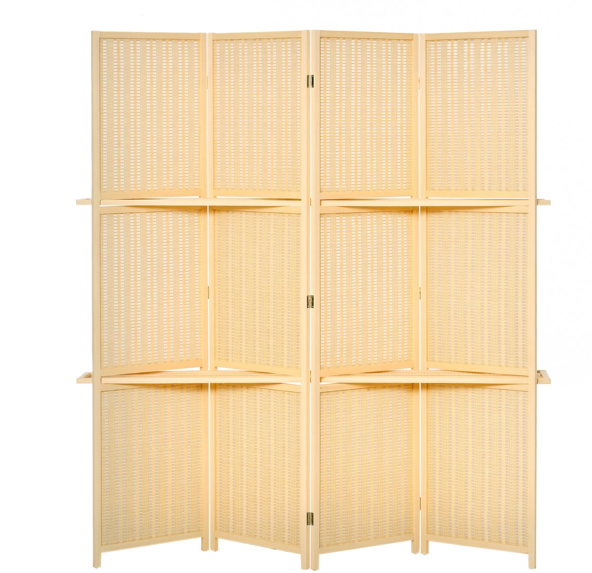 HOMCOM Privacyscherm Bamboe, Grenenhout 180L x 1,9B x 180H cm Natuurhout
