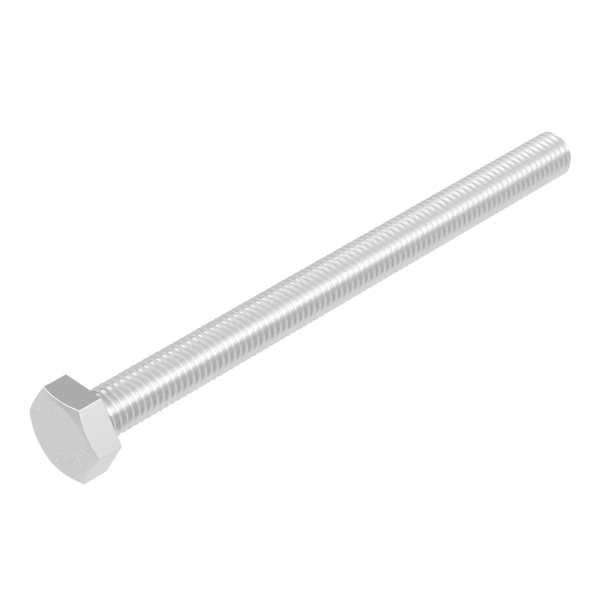 SECCARO Hex head screw M5 x 70 mm, stainless steel V2A VA A2, DIN 933 / ISO 4017, hexagon, 20 pieces - ShopVlot