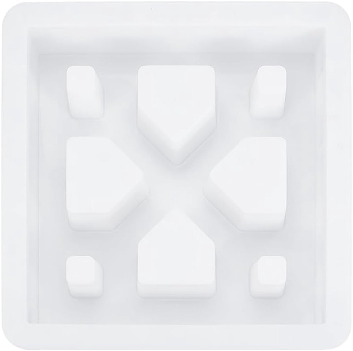 1 stuks plastic betonvorm, betonvorm en vorm voor muur lichtgewicht herbruikbaar cementblok molding briesbaksteenvorm - ShopVlot