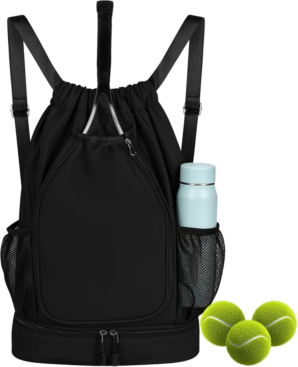 Tennis Backpack, Tennis Bag for Men and Women, Multi-Compartment, Large Capacity, Tennis Backpack for Tennis Rackets - ShopVlot