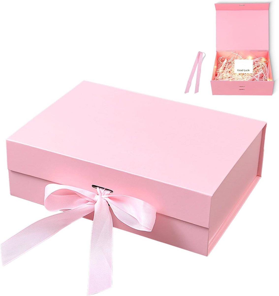 Geschenkdoos voor verjaardag, opvouwbare geschenkdoos, set met deksel, magnetische geschenkdozen voor bruiloft - ShopVlot