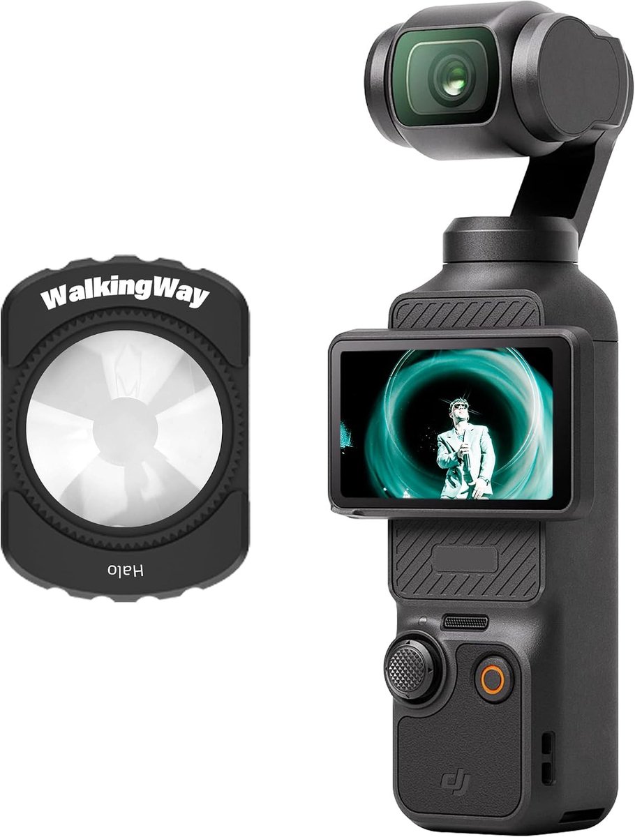 WalkingWay Vortex Prismafilter voor Pocket 3 / Pocket 4, magnetisch filter met cirkelvormige vervorming voor creatieve - ShopVlot