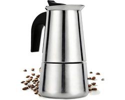 Stainless Steel Melkopschuimer voor Espresso, Handmatige Koffiepercolator en Koffiemaker voor Thuis, Camping en Café (450ml)