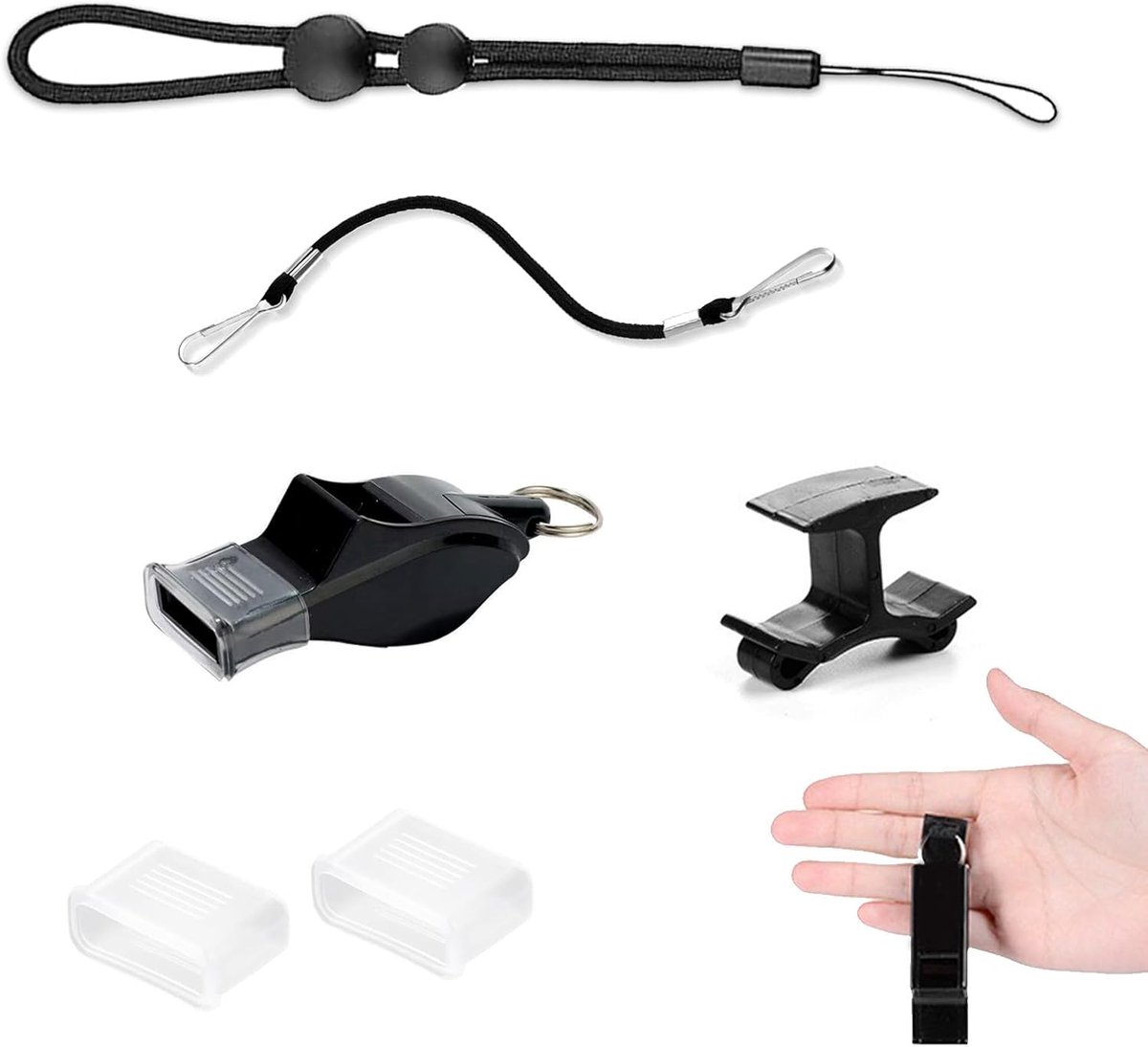 HARRA HOME Referee Set, 6 Pcs Referee Whistle, Sports Education Set, Best Sports Whistle for Referees, Sports - ShopVlot