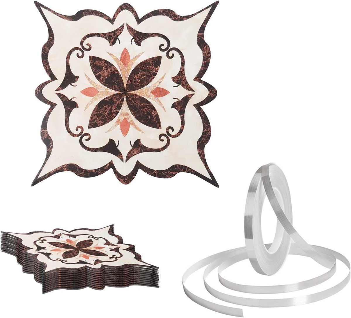 Tegelstickers 4.3x4.3 inch - 36 Stuks Wandstickers - Zelfklevend PVC - Makkelijk te verwijderen - ShopVlot