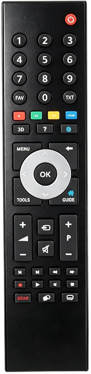 TV afstandsbediening vervangingsremote - universeel - identiek aan origineel - ruim bereik tot 8 meter - ShopVlot