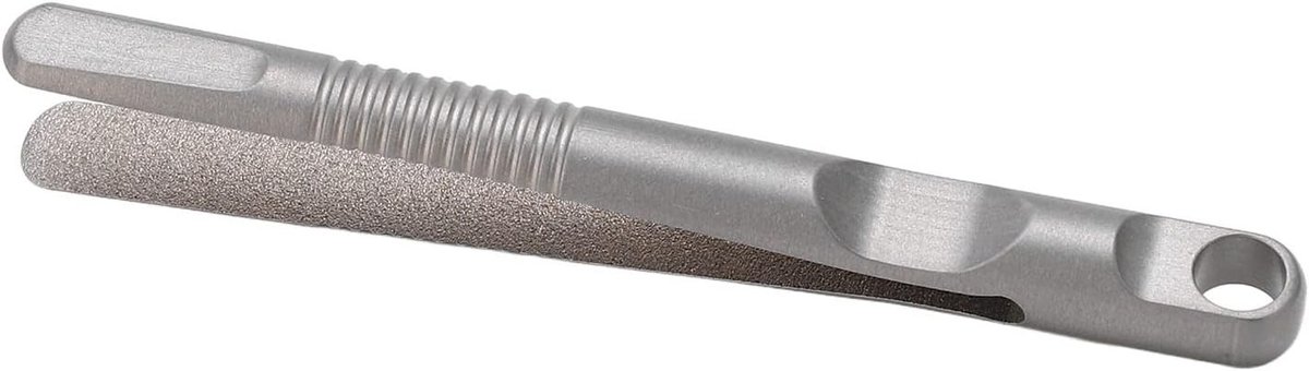 Compacte Sleutelhanger Pincet van Titanium Legering voor Reizen, Precisie en Draagbaarheid