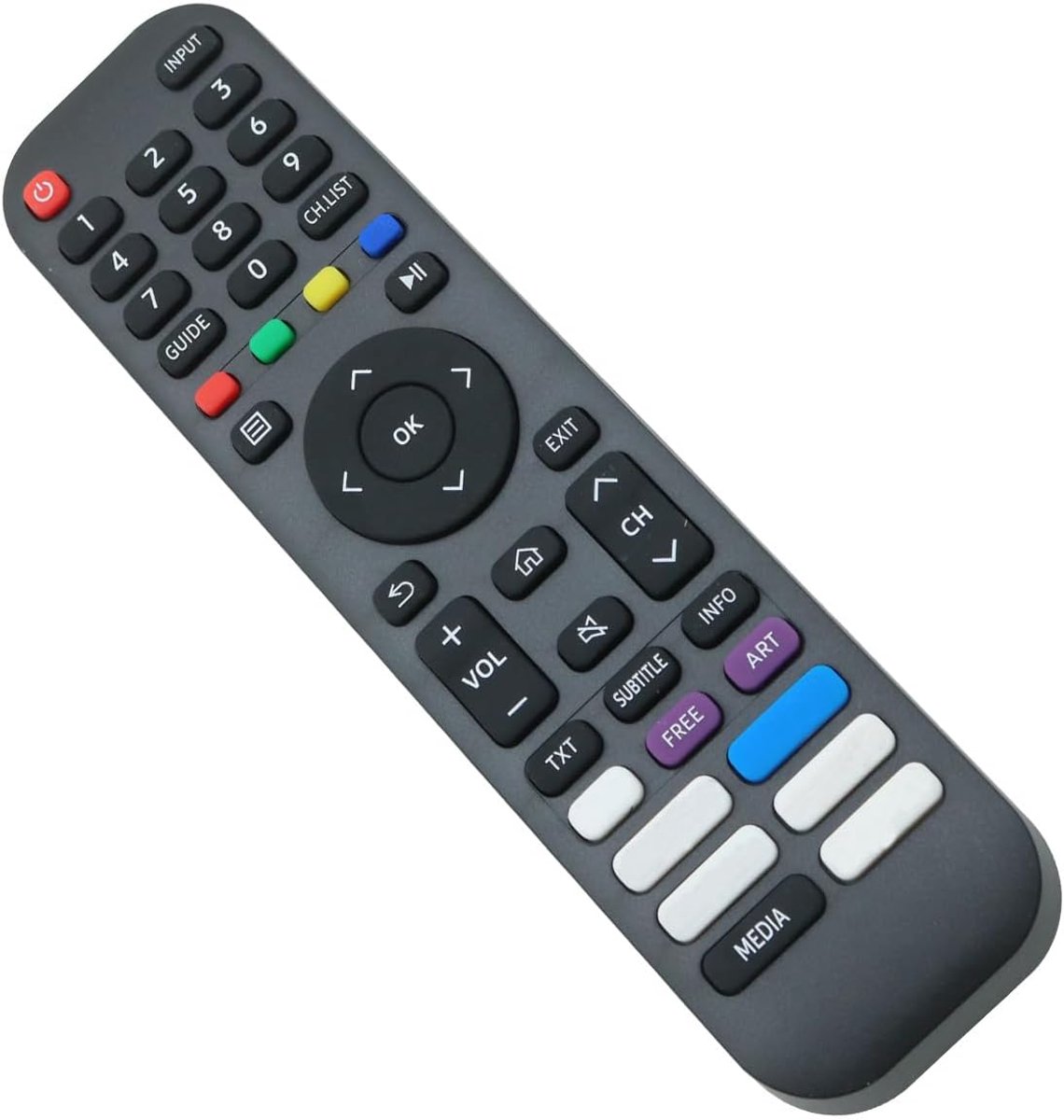 Afstandsbediening EN2A30 - Vervanger voor HT266544 - Volledig compatibel - Ideale oplossing voor uw Smart TV - ShopVlot
