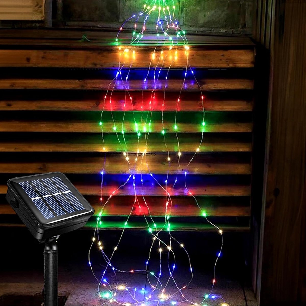 Solar verlichting 2M 200 LEDs - Waterdichte kerstlichtjes - 8 lichtmodi - Ideaal voor buiten decoratie - ShopVlot