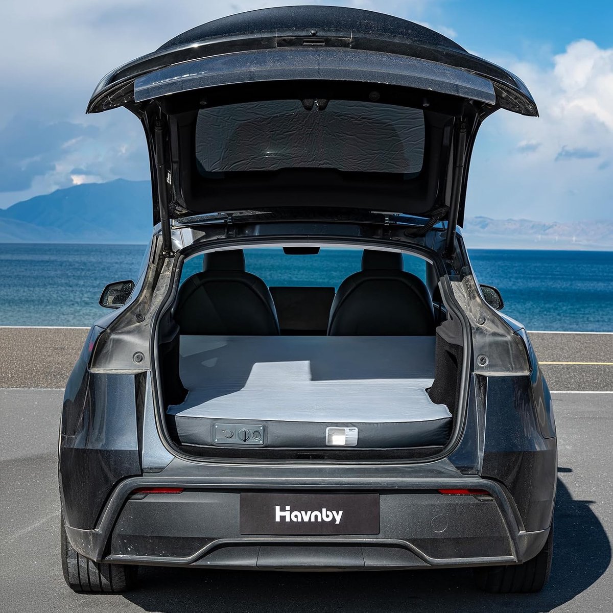 Havnby 4.5" Foam Mattress for Tesla Model Y/Juniper / 3, Full Size Bed, Vacuum Compression, Camping, Road Trip, Job - ShopVlot