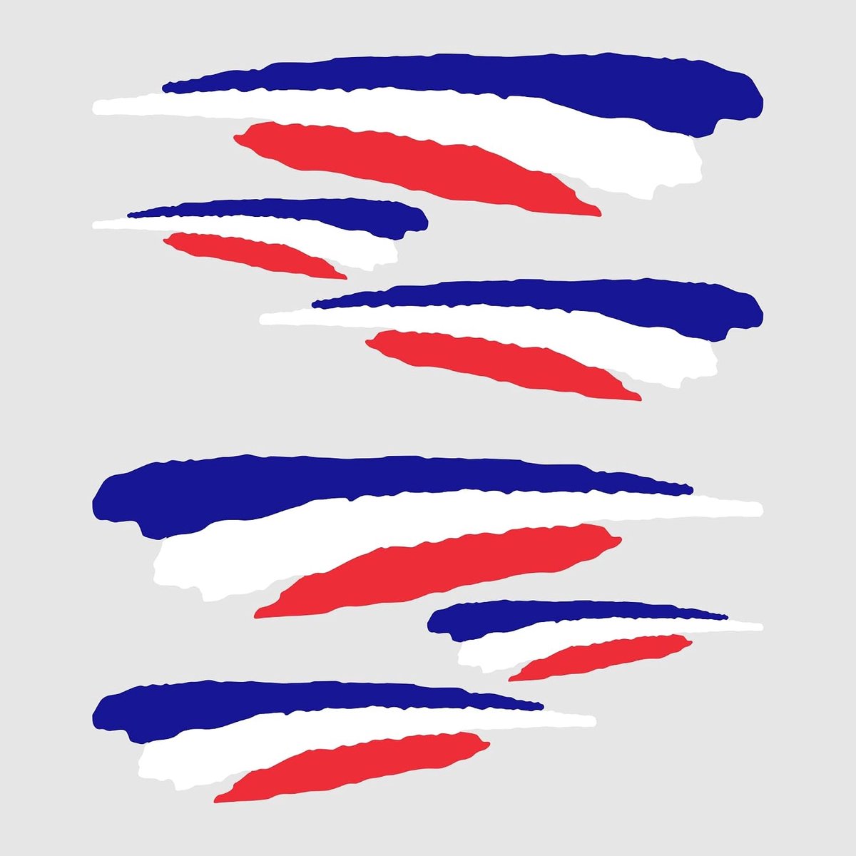 Franse Vlag Stickers - Decals Frankrijk - Voertuig Decoratie - Waterdicht en UV-bestendig - 18 x 12 cm - Heldere kleuren