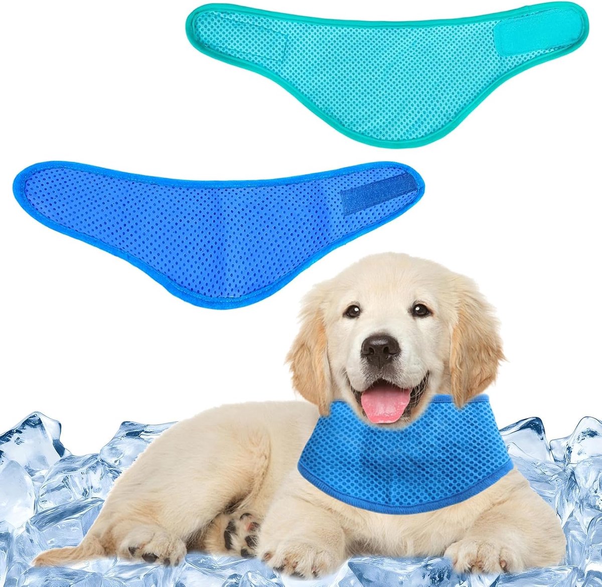 Koelhalsband voor honden - ademend - verkoelend - voorkomt hitteslag - ShopVlot