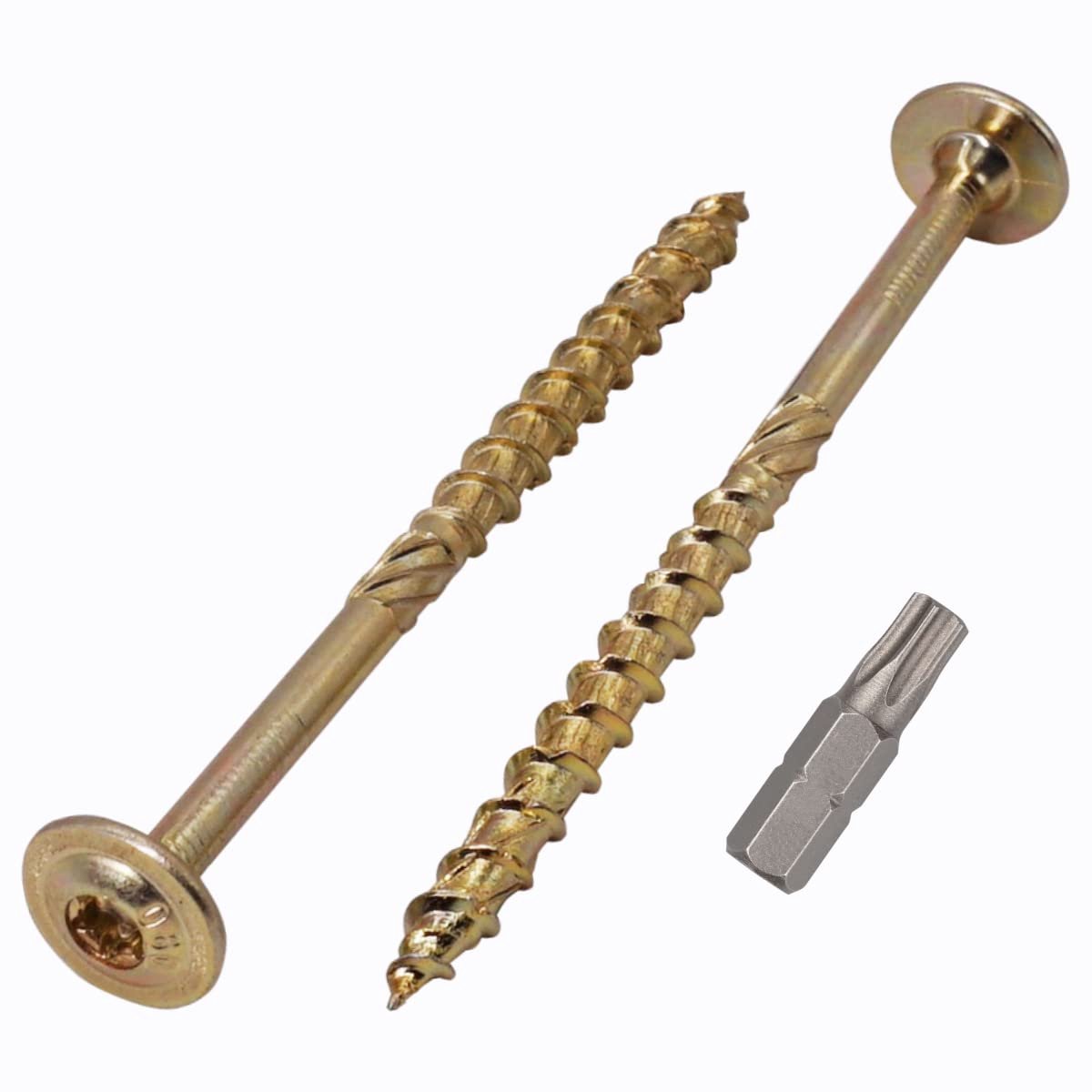 Houtschroeven 6 x 90 mm - Gegalvaniseerd staal - Torx kop - Sterk en duurzaam - ShopVlot