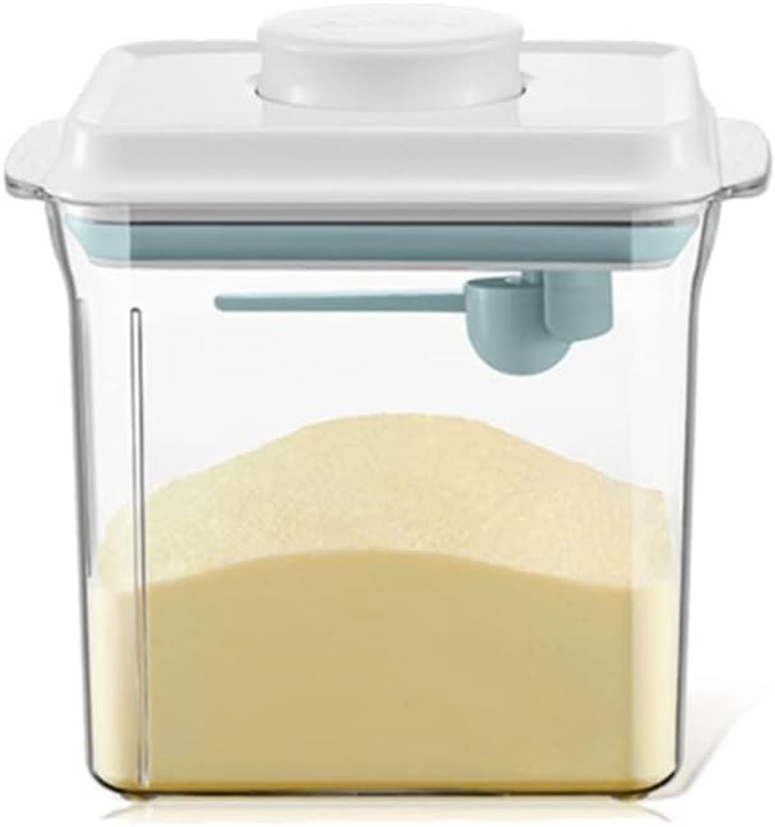 Melkpoederdispenser - Transparant - 1.7L - Vochtbestendige Afdichting - Voor Melkpoeder en Voedsel