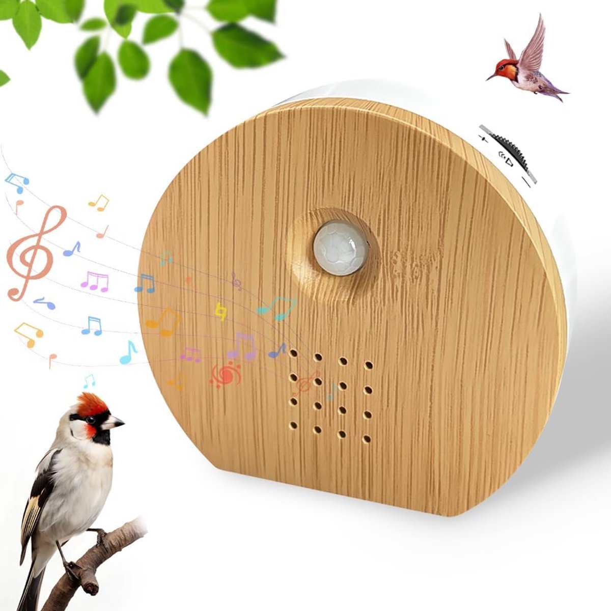Natuurgeluiden Box - Vogelgeluiden met Bewegingsdetector - Ontspanning voor lichaam en geest - ShopVlot