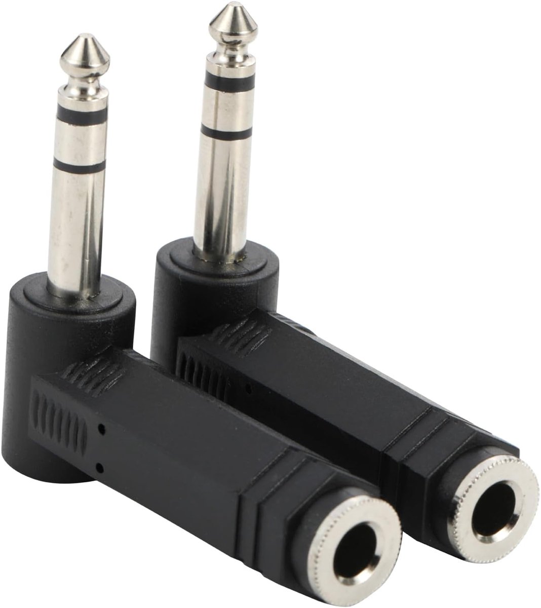 Audio Adapter 6.35mm - 90 Graden Ontwerp - Stereo Male naar Female - Ideaal voor Elektrische Gitaar - ShopVlot