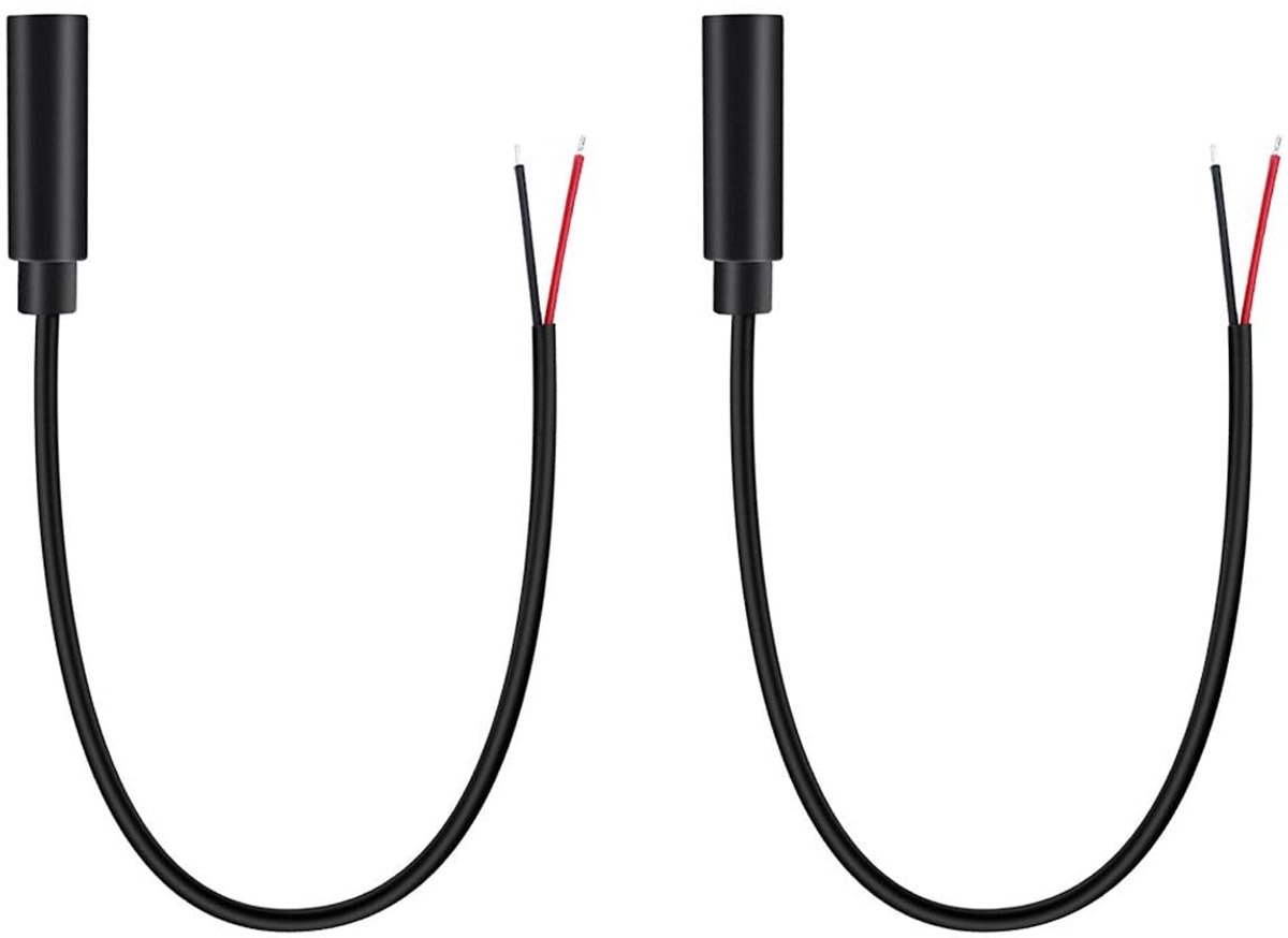 3.5mm vrouwelijke jack kabel 0.25m - open uiteinden - mono 2-polig - ideaal voor luidsprekers - ShopVlot