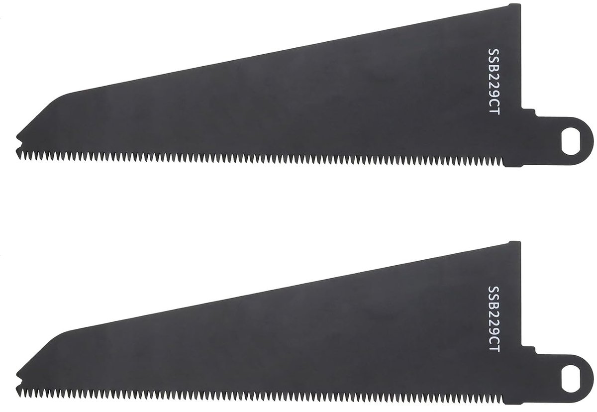 Reciprozagen 2 Stuks - Carbon Staal - Voor Zacht en Hardhout - Precisie Snijden - ShopVlot