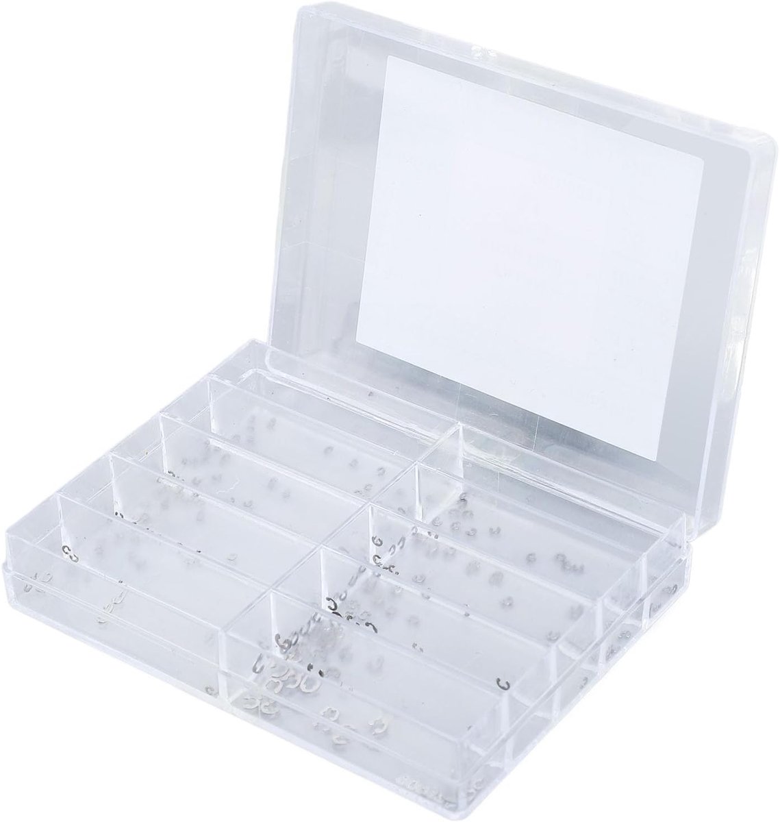 Circlip ring set 200 stuks - 10 maten - metalen push button clip - ideaal voor horlogemaker - ShopVlot