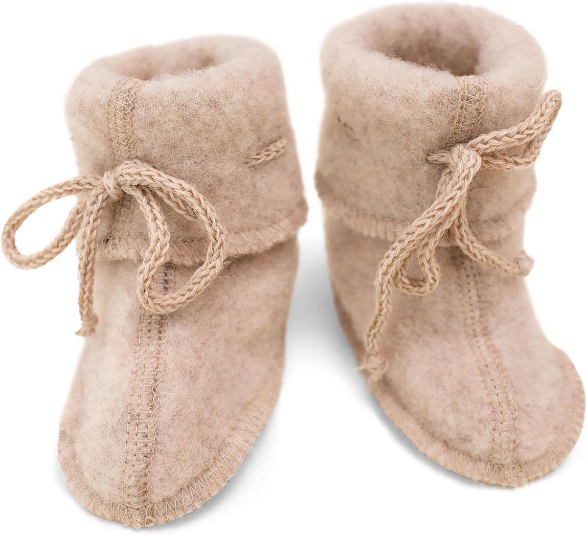 Babyschoenen wol-fleece - zachte en warme materialen - perfect voor koude dagen - ShopVlot