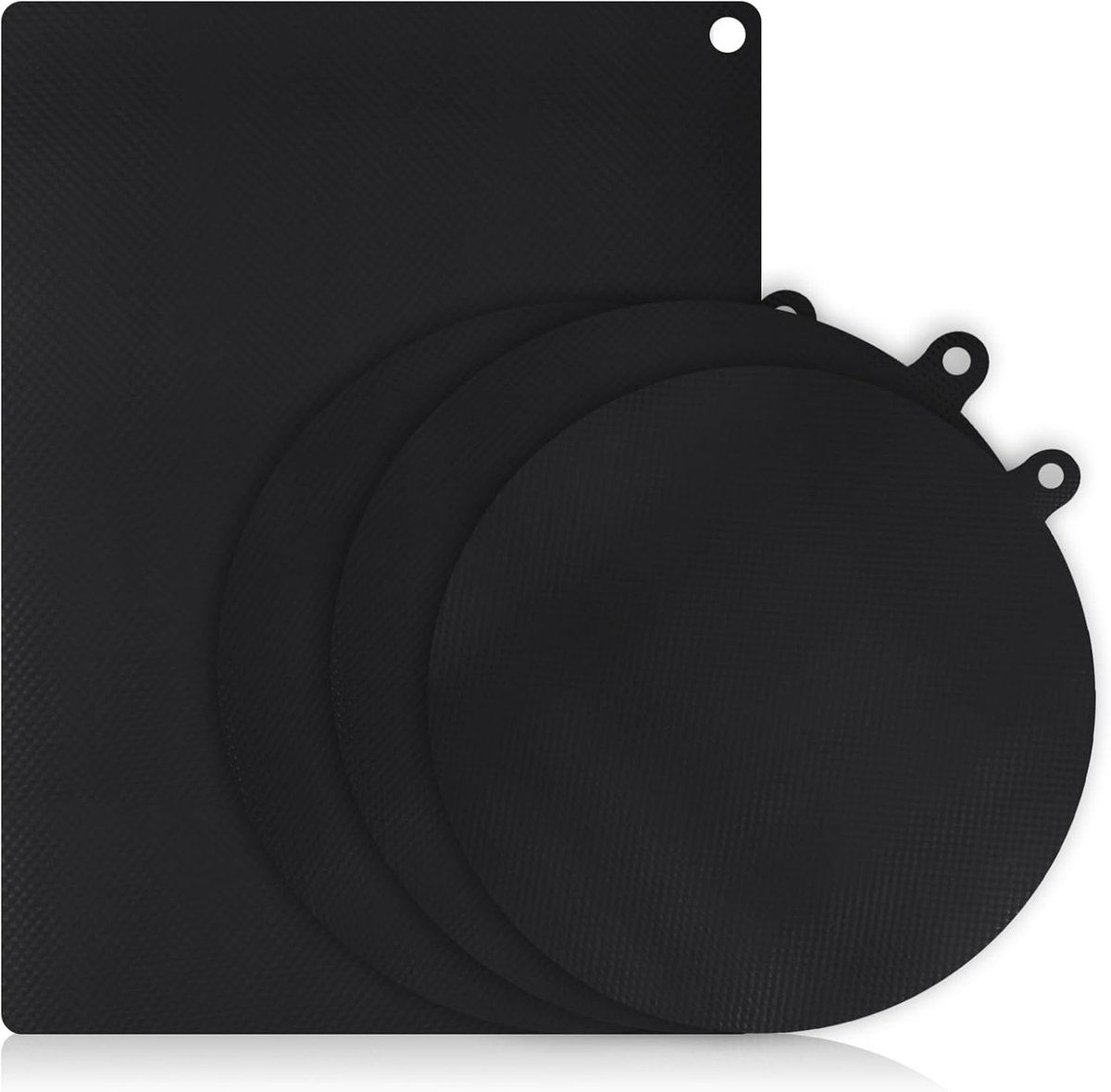 YUE QIN 4pcs 0.7mm induction protection mat silicone induction mat hob cover non-slip cooker cover induction hob - ShopVlot