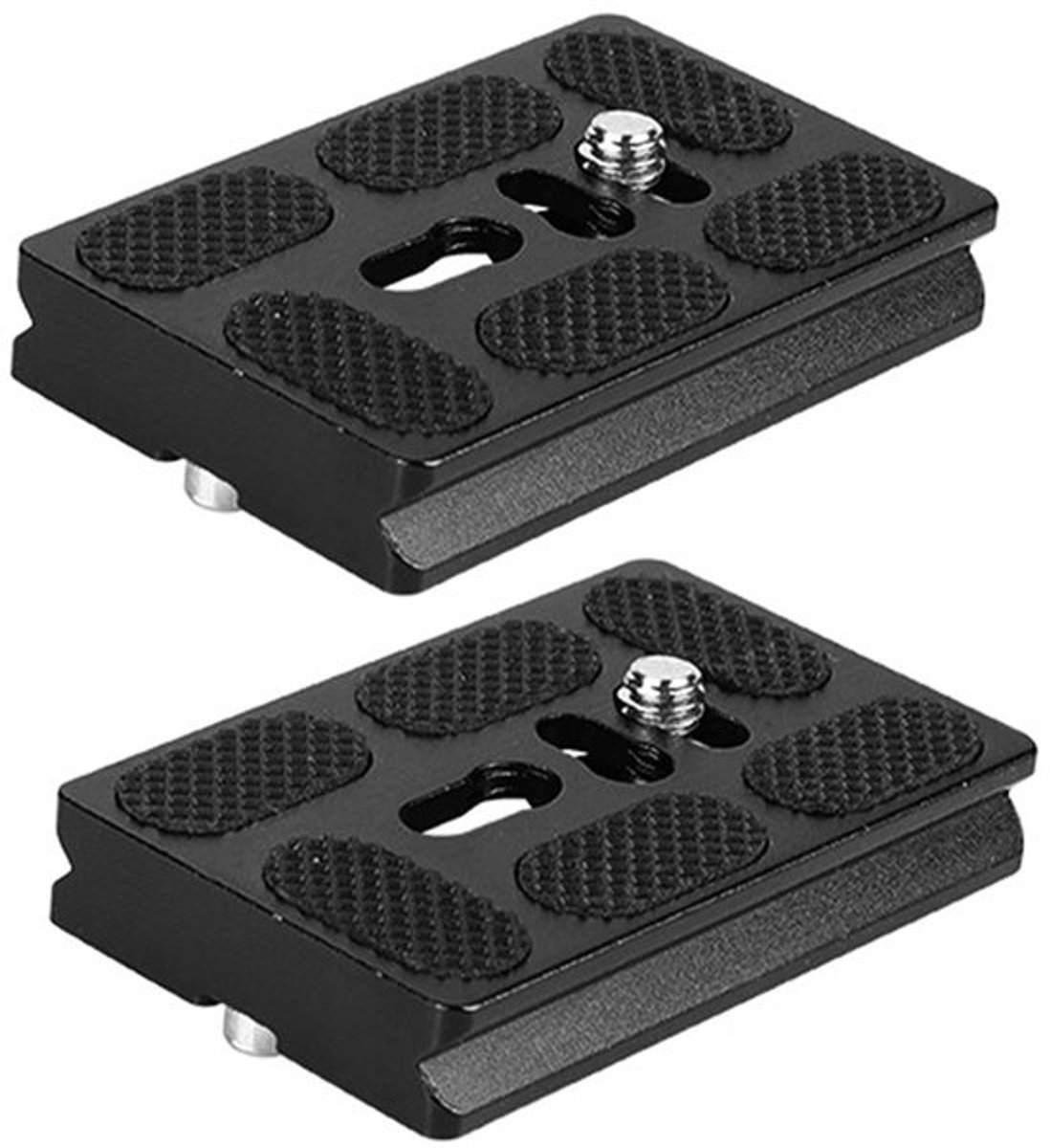 2 Stuks Statiefkop Quick Release Platen voor Camera's en Camcorders