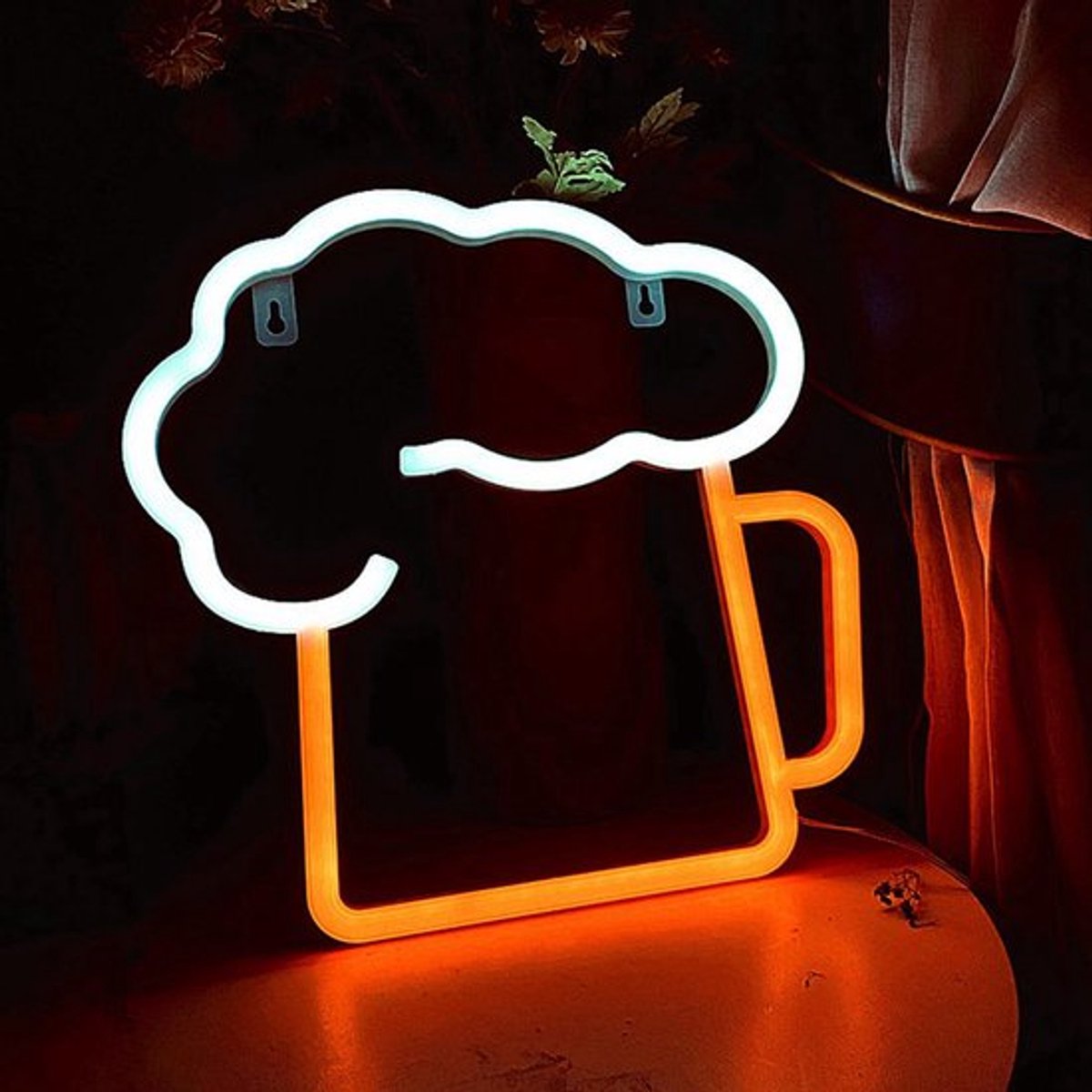 Bierbord Neon LED - Waterdicht - USB/Batterij Aangedreven - ABS Materiaal - Wanddecoratie - Feestjes/Evenementen - Neonlicht