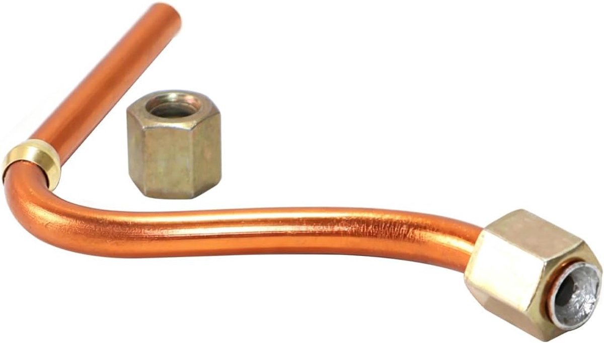 Luchtcompressorslang 10 meter - Aluminium en koper - Stabiele luchtdruk - Geschikt voor diverse compressormodellen - ShopVlot