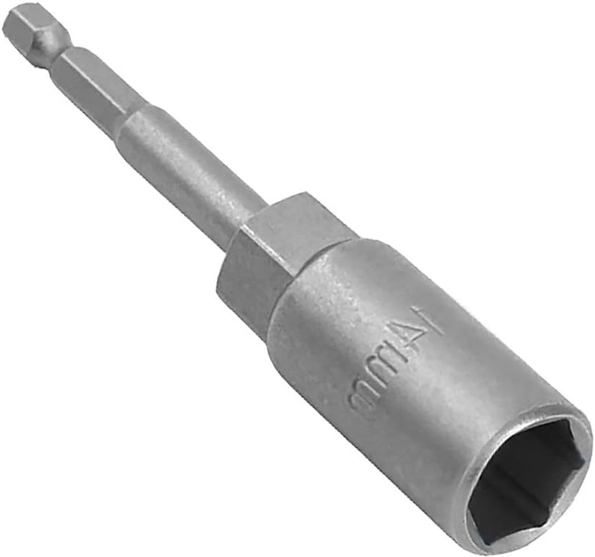 Steeksleutel inzet 80 mm - 6,35 mm hex schacht - chrome vanadium staal - geschikt voor boormachine - ShopVlot