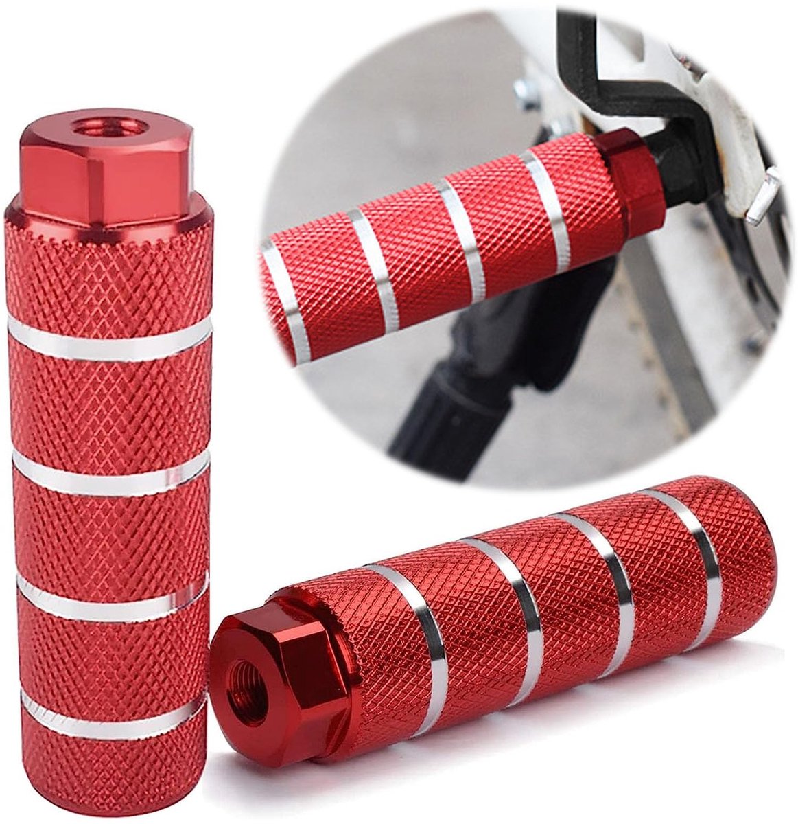 Solidchoice - Set van 2 Aluminium Fiets Pedalen met Anti-slip Ontwerp