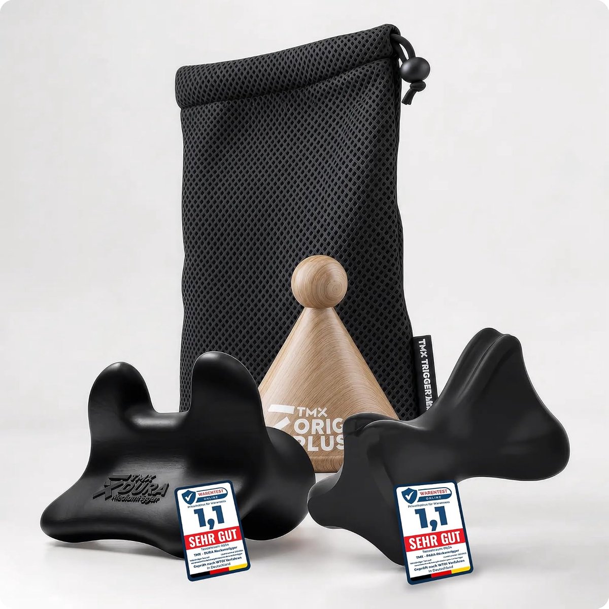 Massage set schouderpijn - 3 trigger point tools - acute drukpuntmassage - ondersteuning bij spierpijn - ShopVlot