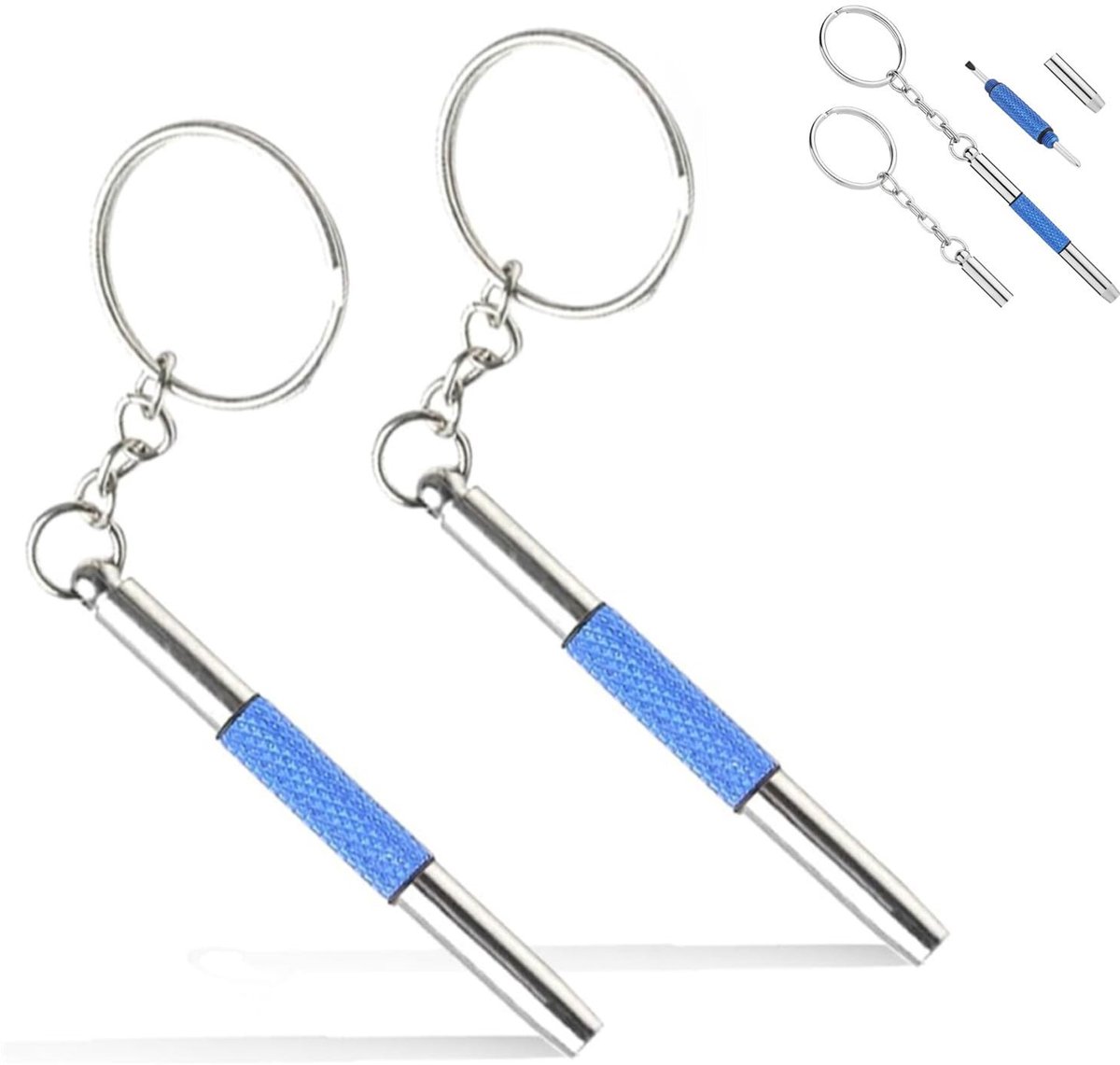 Solidchoice - Mini Brillen Schroevenset met Sleutelhanger
