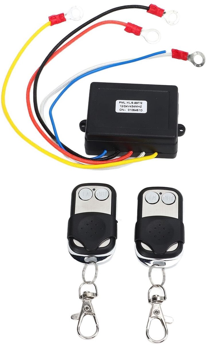 Solidchoice - Draadloze Winch Afstandsbediening voor 12V/24V